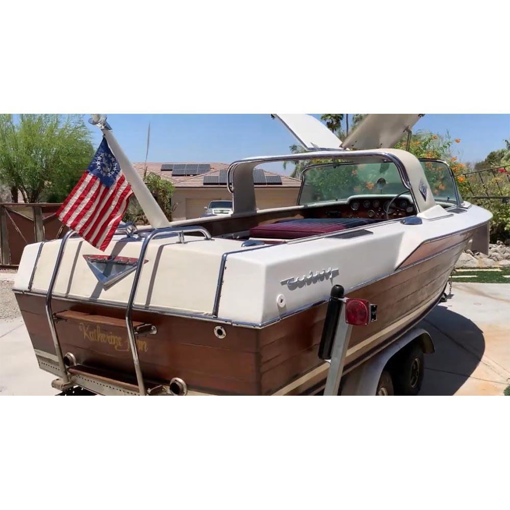 Sabre Gull Wing Hardtop 18ft Custom Built Wooden Boat (1966)