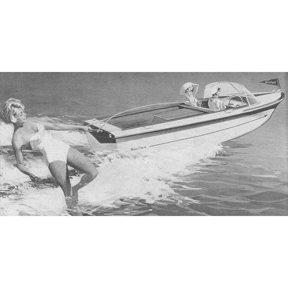 Ski-Dart 17ft (1960) Custom Built Wooden Boat