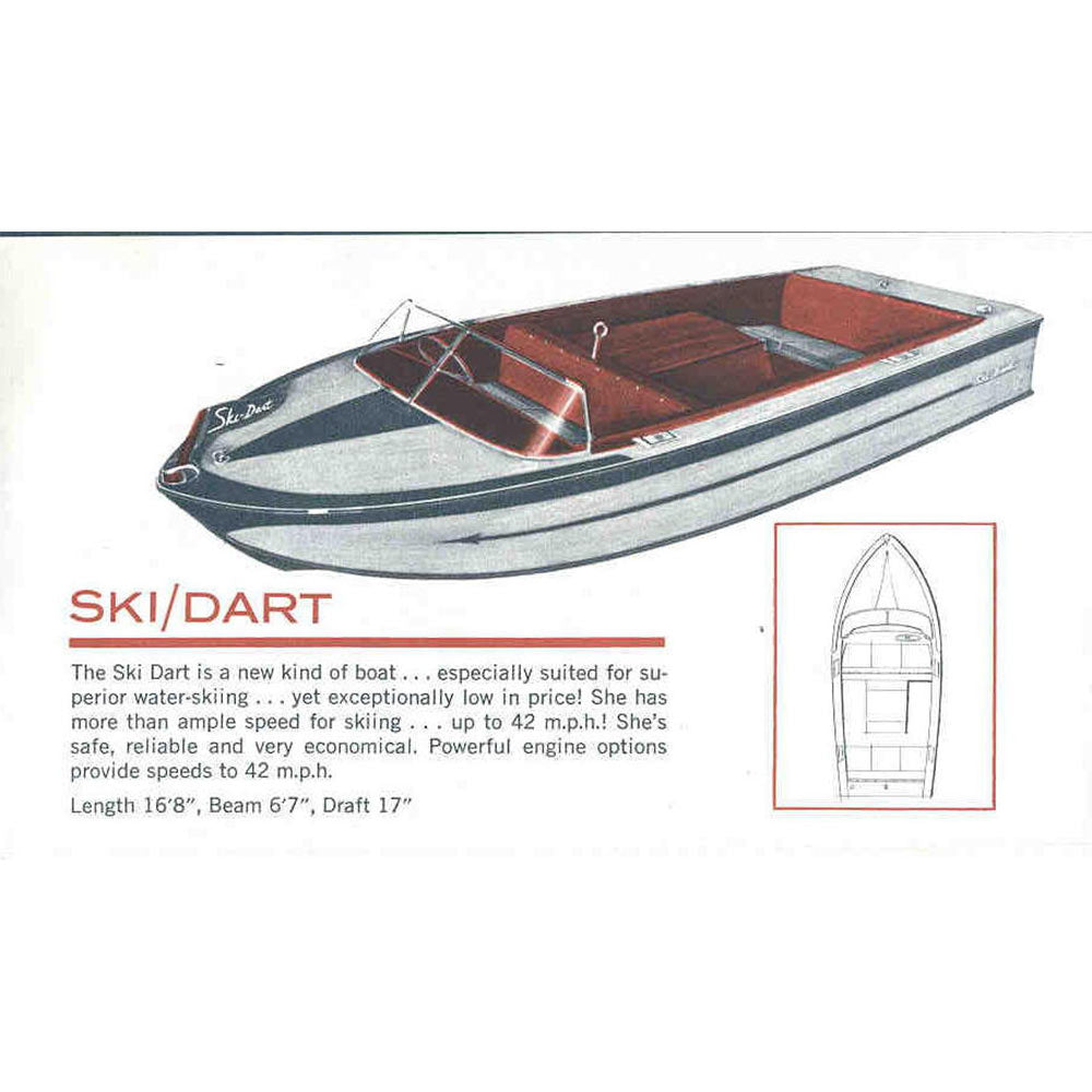 Ski-Dart 17ft (1960) Custom Built Wooden Boat