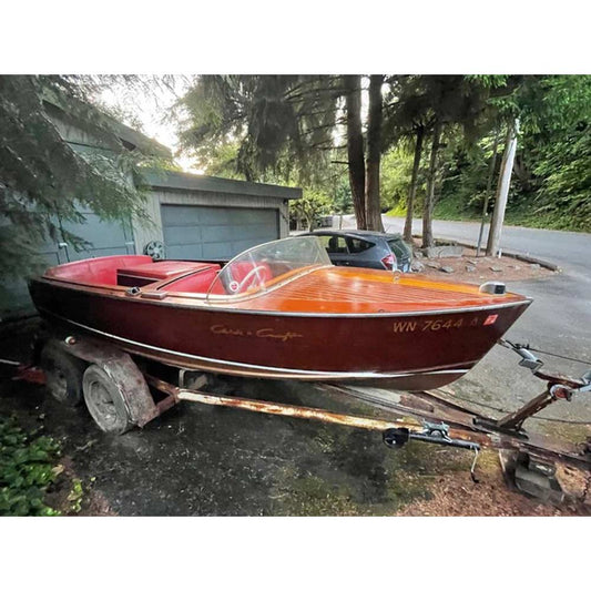 Century 17′ Sportsman Custom Built Wooden Boat