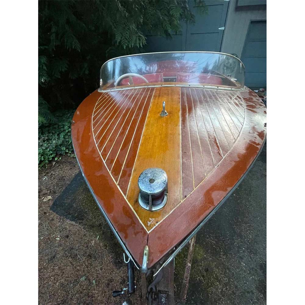 Century 17′ Sportsman Custom Built Wooden Boat