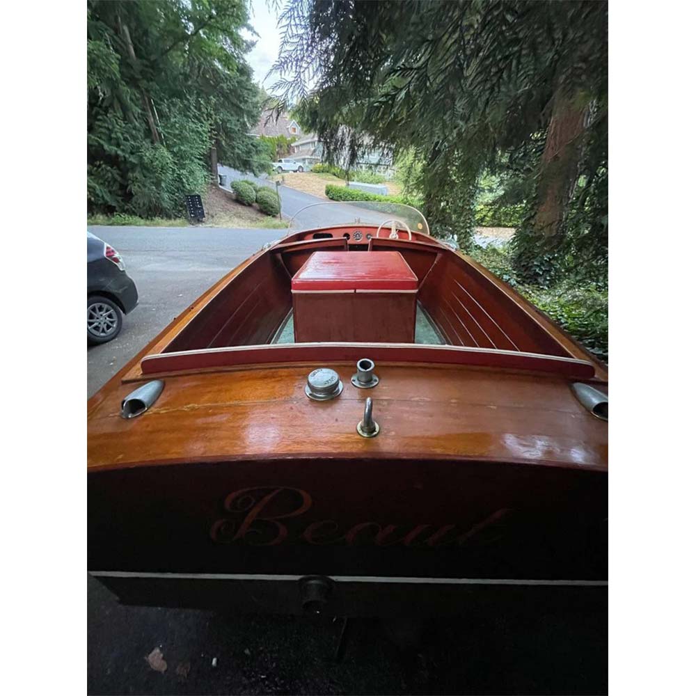 Century 17′ Sportsman Custom Built Wooden Boat