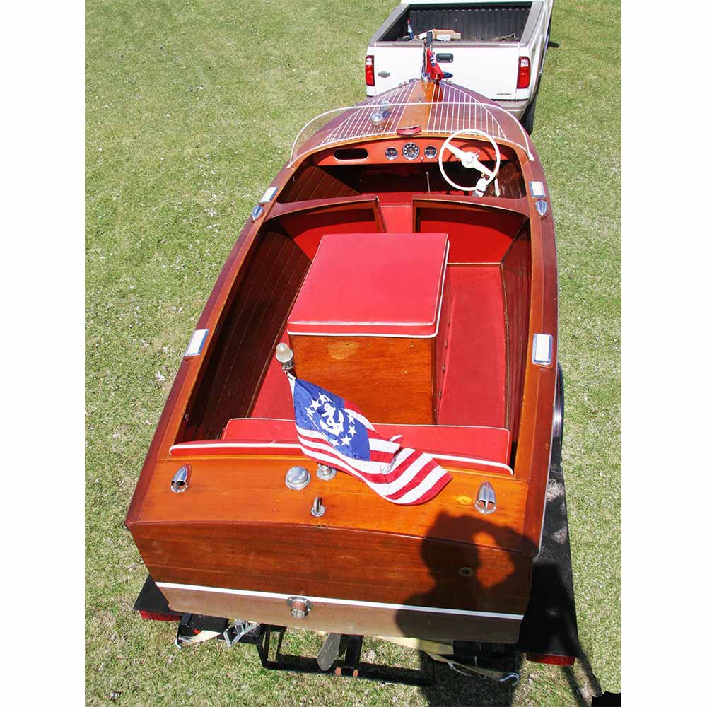 Century 17′ Sportsman Custom Built Wooden Boat