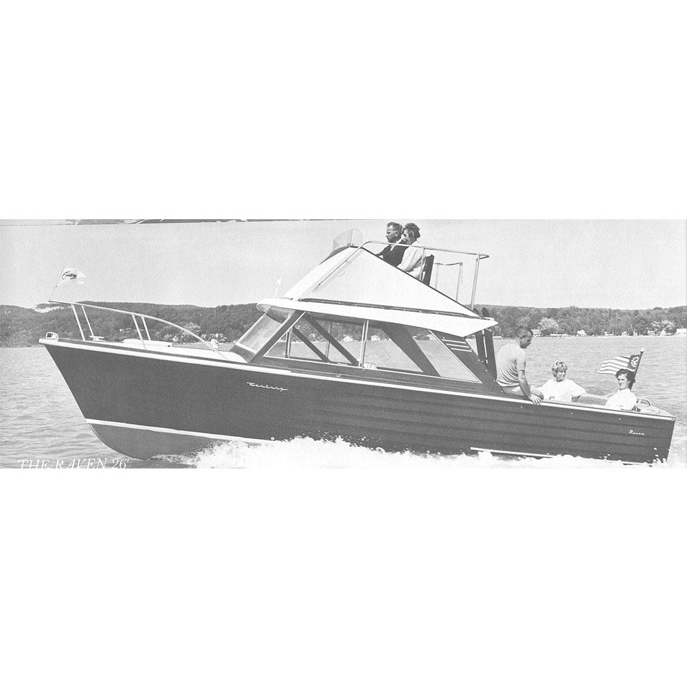 Raven (1964-1977) 19ft Custom Built Wooden Boat
