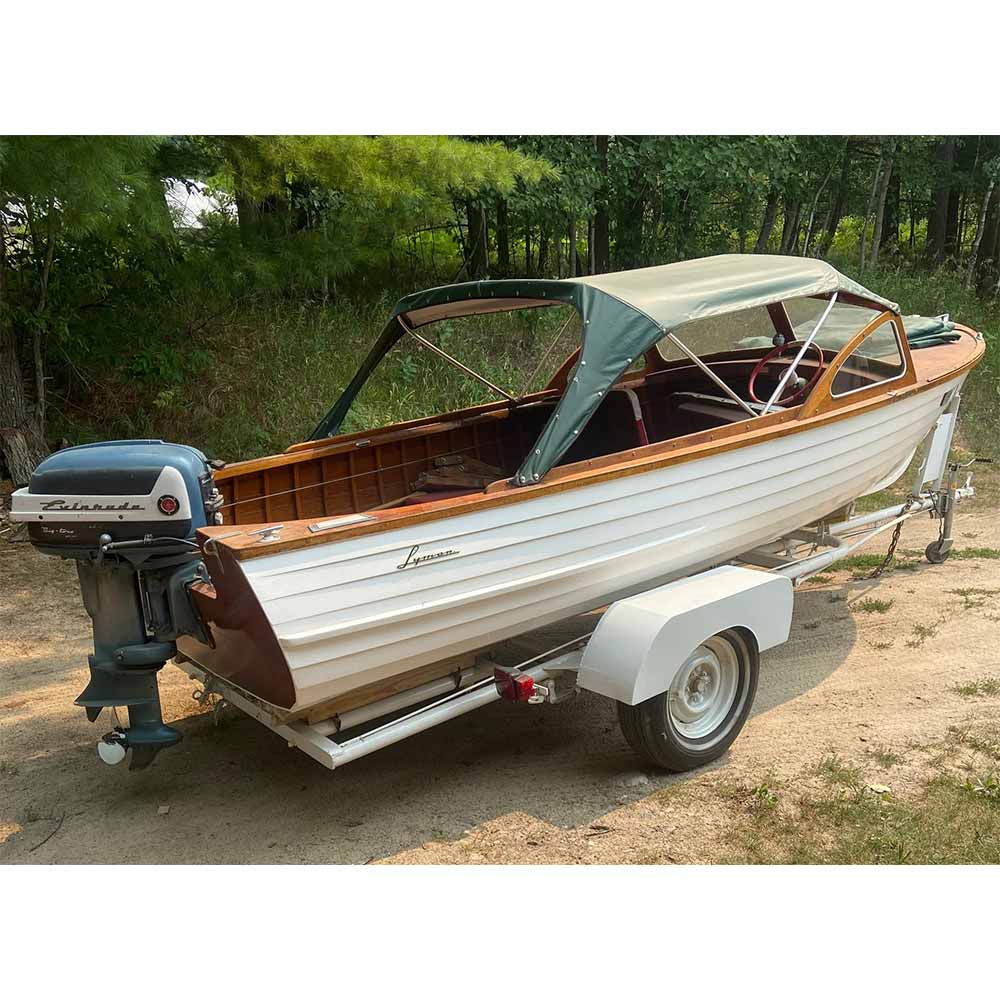 Lyman Runabout 16ft Custom Built Wooden Boat