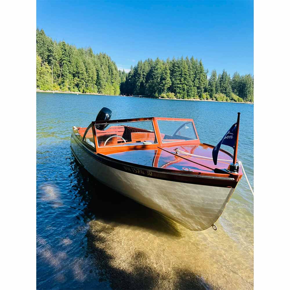 Thompson Sea Lancer 17 Ft. Custom Built Wooden Boat