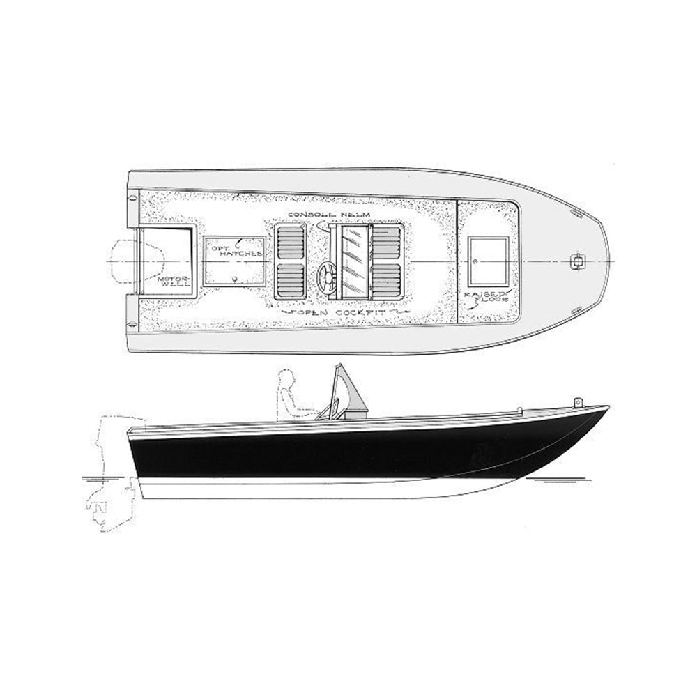 20ft "River Rat" Glen-L Inspired Wooden Boat | Custom Build Consultation Deposit