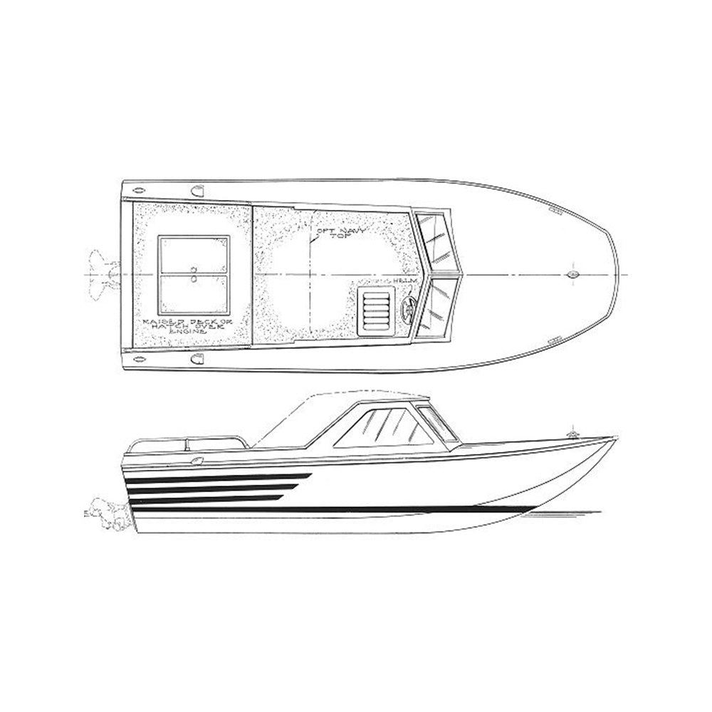 20ft "River Rat" Glen-L Inspired Wooden Boat | Custom Build Consultation Deposit