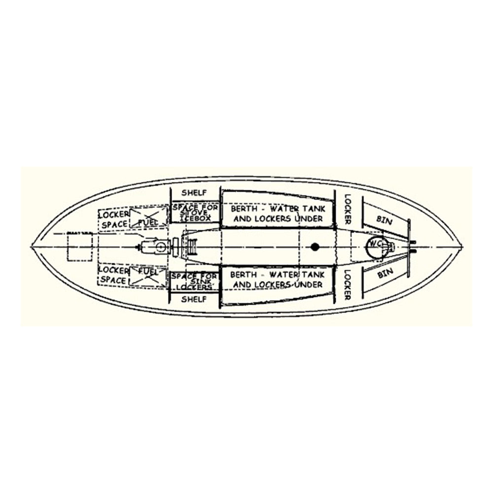 23ft "Heart's Desire II 1976" Atkin-Inspired Wooden Boat | Custom Build Consultation Deposit
