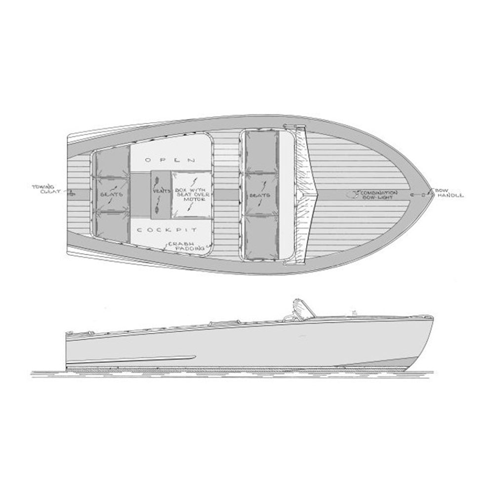 Glen L Audeen 16ft Custom Built Wooden Boat