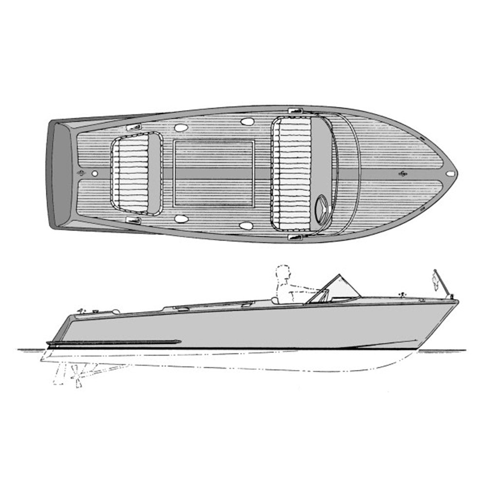 Glen L Tahoe 19ft Custom Built Wooden Boat