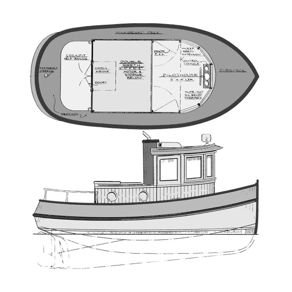 Glen L Sweet Sixteen 19ft Custom Built Wooden Boat