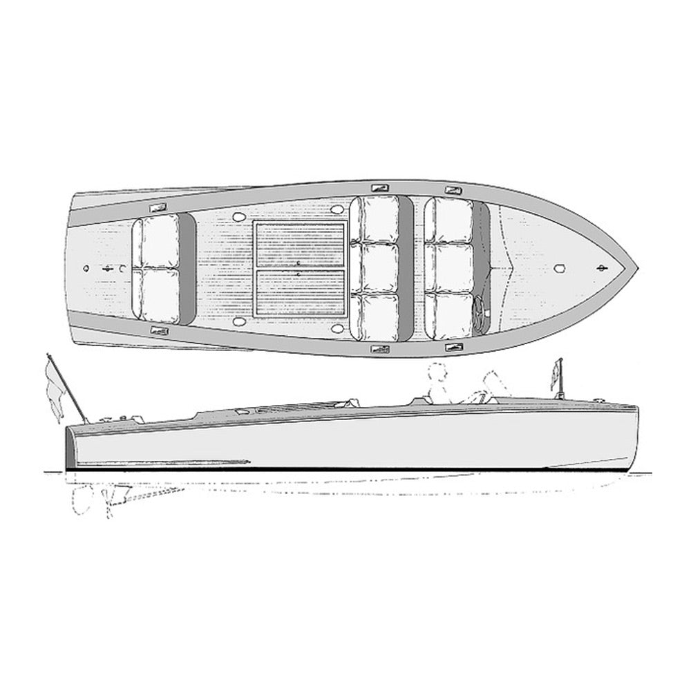 22ft "Biscayne" Glen-L Inspired Wooden Boat | Custom Build Consultation Deposit