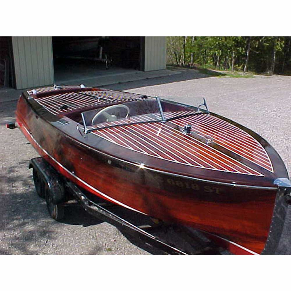 Glen L Biscayne 18ft Custom Built Wooden Boat