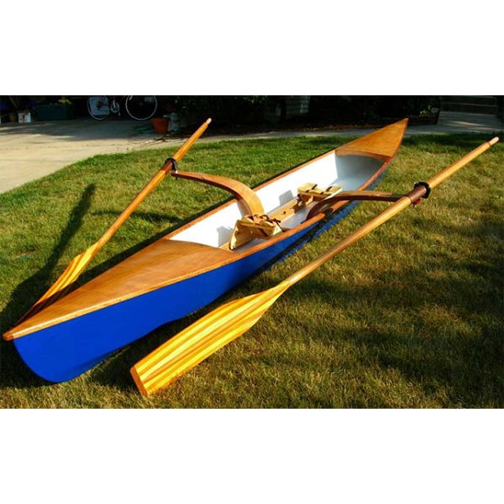 Glen L Sculling Skiff 17ft Custom Built Wooden Boat