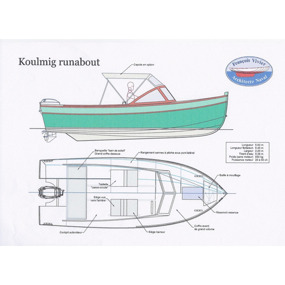20ft "Koulmig" Wooden Runabout | Custom Build Consultation Deposit