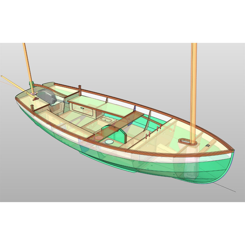 Lilou 2 16ft Custom Built Wooden Boat