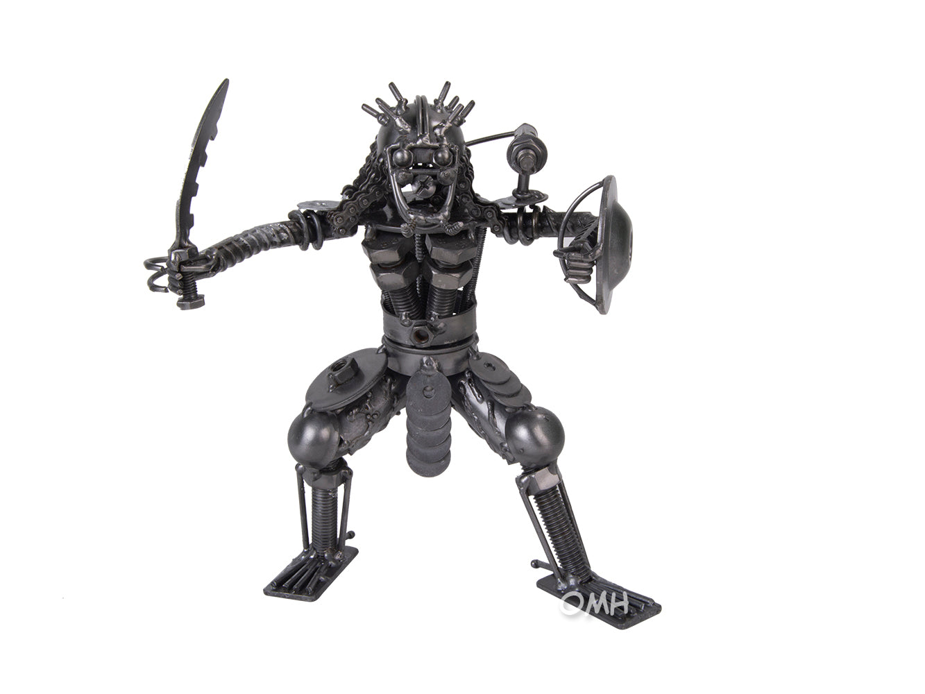 Metal Predator with Shield & Sword