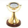 Gimbaled Compass on wood base