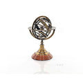Armillary Sphere on wood base