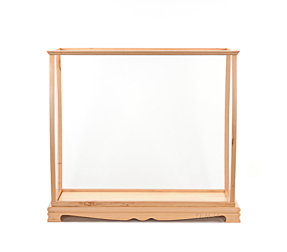 Display Case for Midsize Tall Ship Clear Finish
