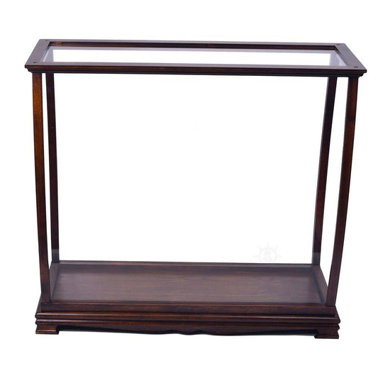 Table Top Display Case Classic Brown