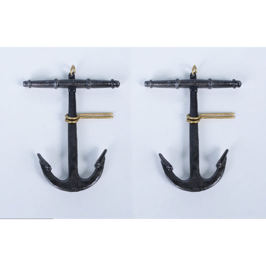 Round metal anchor large