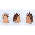 Wooden Metal steering wheel small