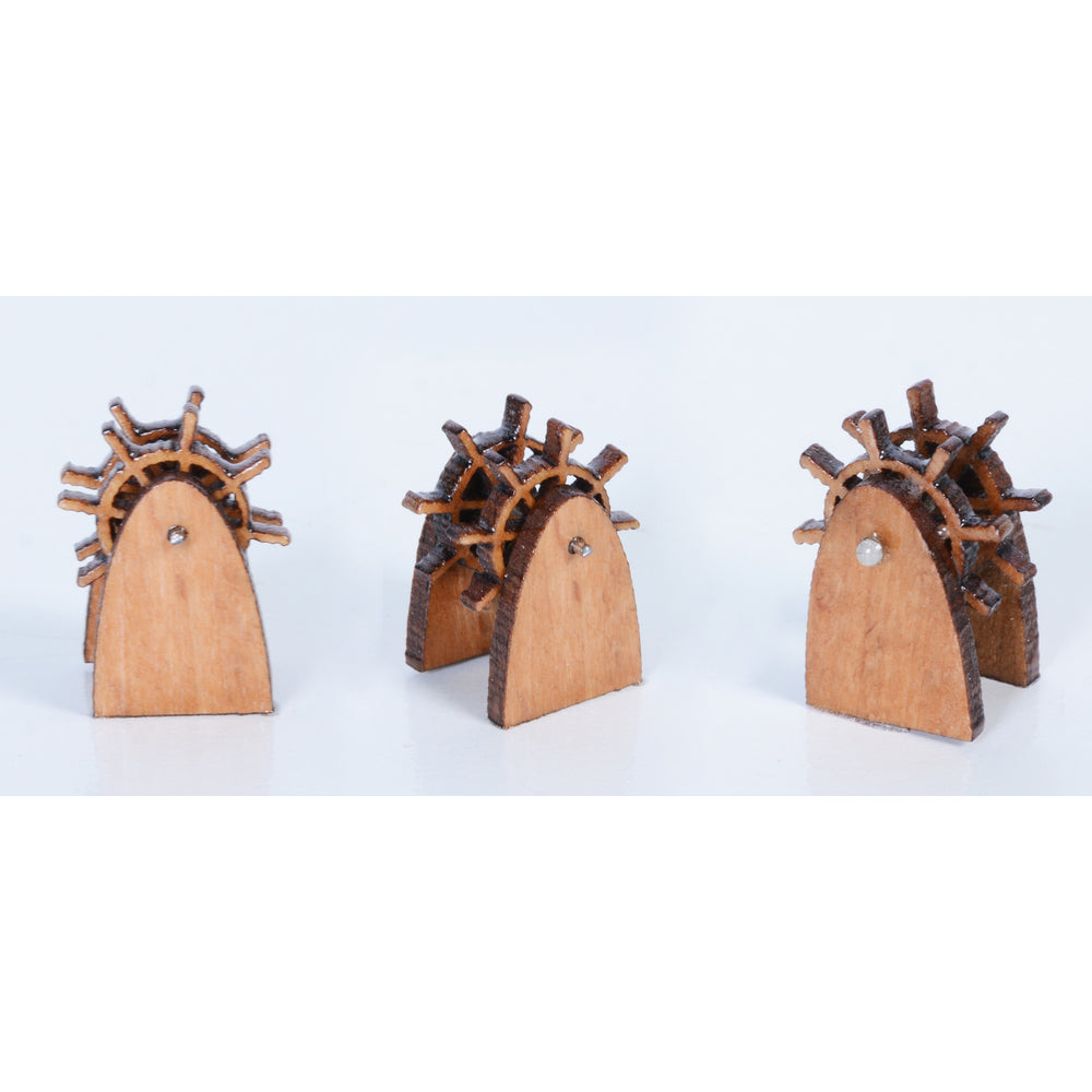 Wooden Metal steering wheel small