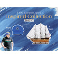 Ultimate USS Constitution Combo: A Model Ship and Classic Hat
