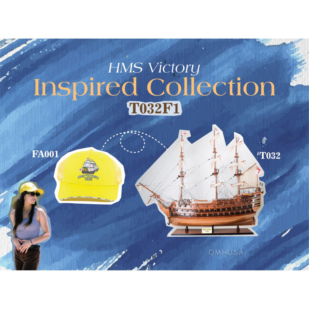 Ultimate HMS Victory Combo: A Model Ship and Classic Hat