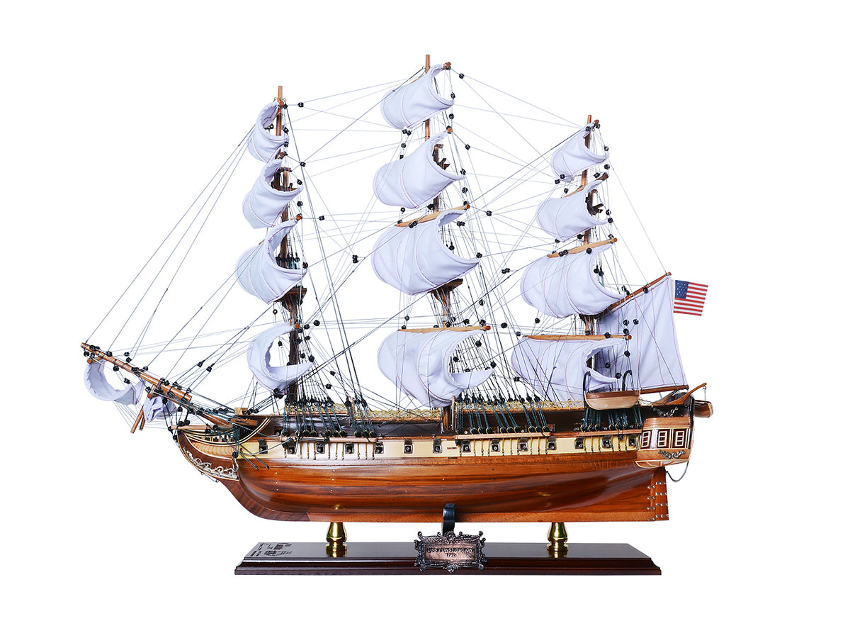 USS Constitution Model — Limited Edition Downwind Full Sails, 100 Units | Admiral Line
