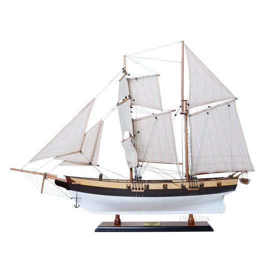 Lynx Painted Tall Ship Model Captain Line