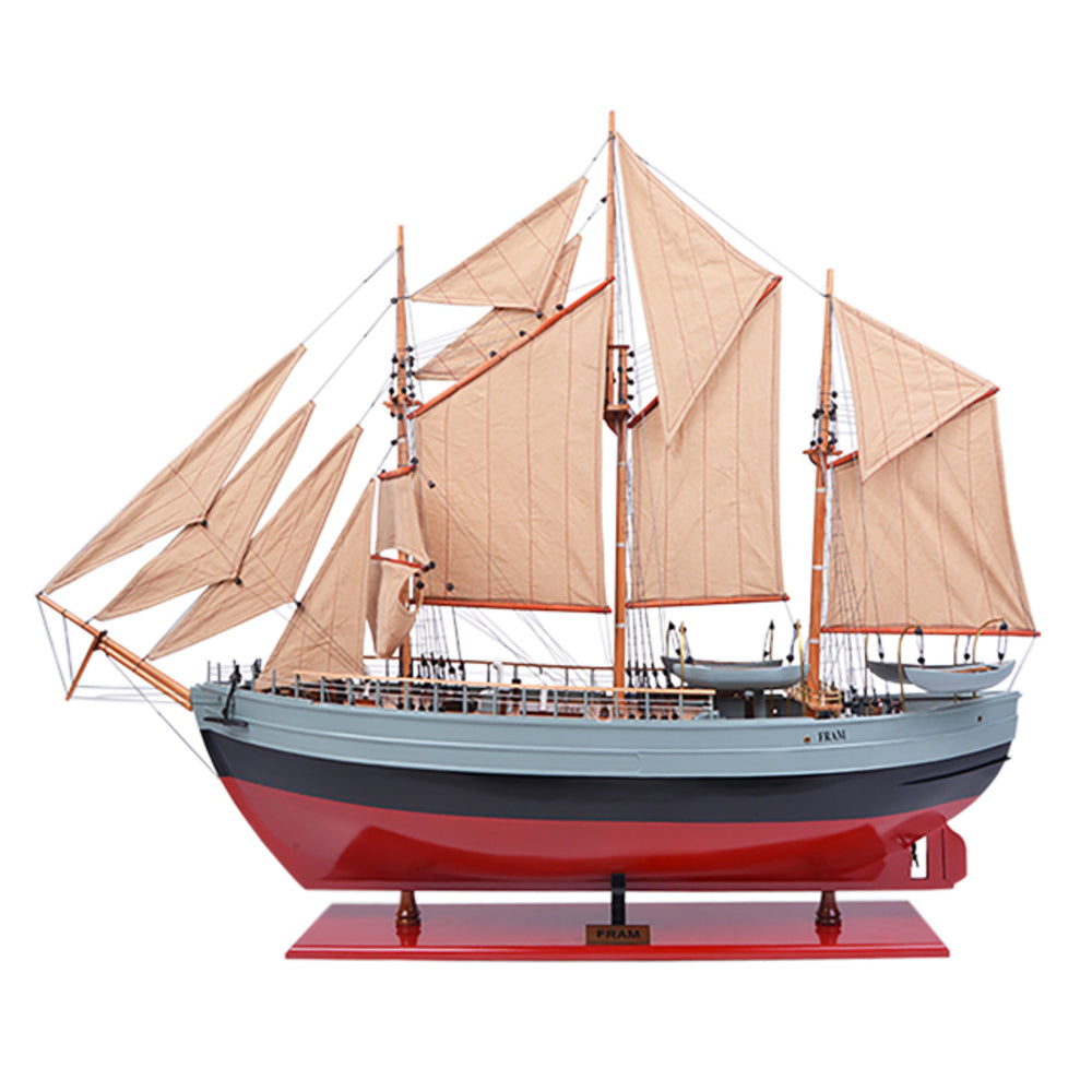 Fram Painted Admiral Line Ship Model Medium | Fully Assembled