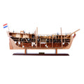 Dutch trade ship model, 31 inches, western red cedar, handcrafted