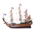 Friesland 1663 Dutch 80-gun ship of the line model, 25 inches