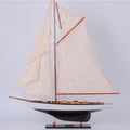 Tuiga Painted XLarge Sailboat Schooner Yacht Model