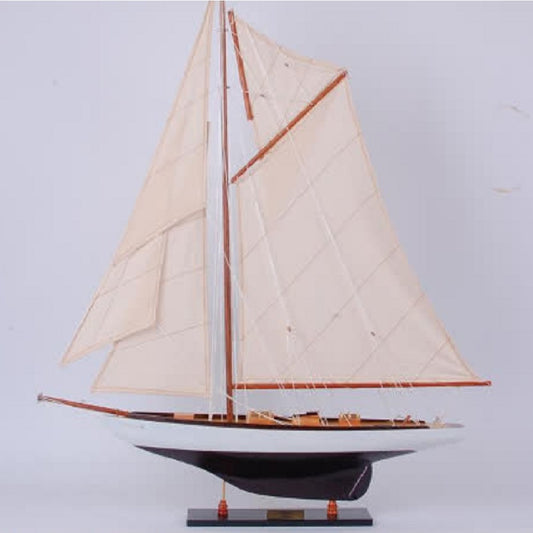 Tuiga Painted XLarge Sailboat Schooner Yacht Model