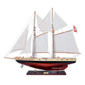 Bluenose II Canadian racing schooner model, painted, fully assembled